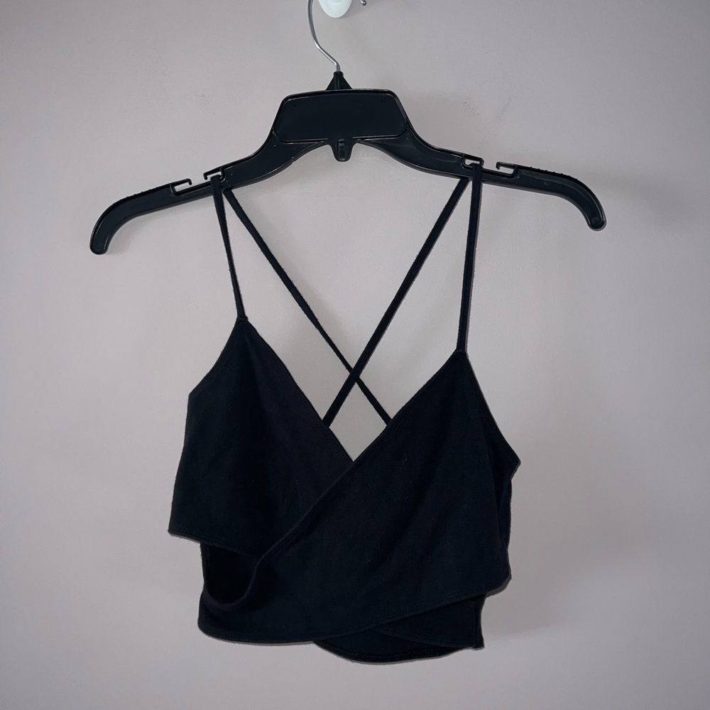 Black Kris Kross crop top, Hollister size small - Picture 2 of 5